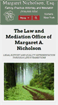 Mobile Screenshot of margaretnicholson.com